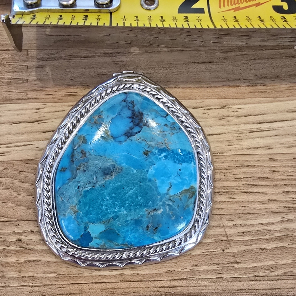 Huge! Turquoise Pendant